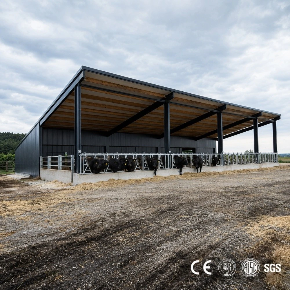 Small Monoslope Cattle Barn Small Monoslope Cattle Barn